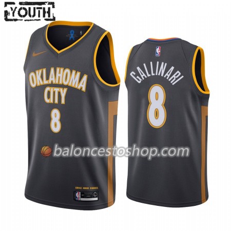 Camiseta Niños NBA Oklahoma City Thunder Danilo Gallinari 8 2019-20 Nike City Edition Swingman